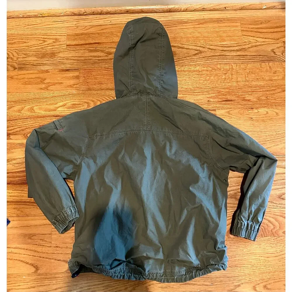 Gap Kids Green pullover Army Green light weight jacket size 6